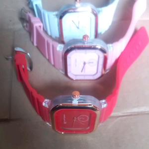 JAM TANGAN WANITA PRIA HUSH PUPPIES RUBBER SEGI CRONO TANGGAL AKTIP