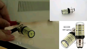 Mengenal Lampu Depan Motor LED H6 AC DC 144 Chip