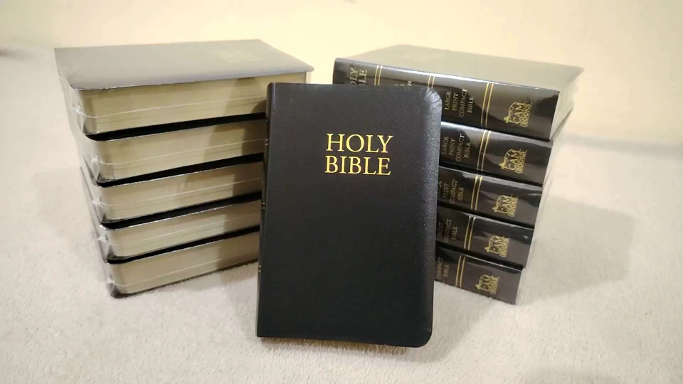 KJV HOLY BIBLE COMPACT SOFT LEATHERETTE COVER LARGE PRINT WITH RED LETTER