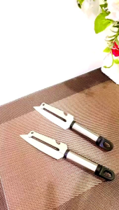 Windaba - Peeler Stainless Pisau Kupas Kulit Buah Kupas Pisau Dapur Buka Tutup Botol 3IN1