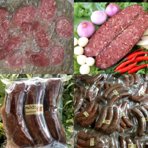 หม่ำเนื้อวัว (ชิ้น 3) - หม่ำเนื้อล้วน หม่ำเมืองพล หม่ำเนื้อ หม่ำขอนแก่น หม่ำอีสาน เนื้อล้วนไม่มีมันมีเอ็น - พร้อมส่ง