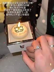Surprise Box Lilin Kue Ulang Tahun Beruang Kotak Kado Kotak Perhiasan Hidden Jewelry