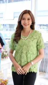 เสื้อลูกไม้ทั้งตัวอก36-42นิ้วใส่ได้งานฟรีไชส์มีชับในตัวค่ะ