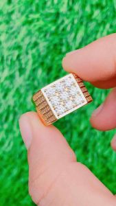 Cincin pria Di4amon mata tanam elagan