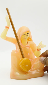 Meerabai Playing Musical Instrument Showpiece Polyresin Statue Multicolor st810