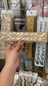 Bộ tem xe honda future FI chữ nổi hàng nhập Thái Lan dành riêng cho dòng xe này  tem xe hàng nhập chất lượng cao mới 100% giá bán cực tốt bán lẻ như bán sỉ