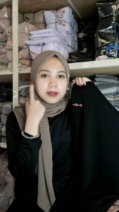 Hijab Segitiga Instan Jersey Oval Soft Pad Premium by Daura Gama