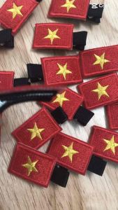 🇻🇳 K133-[Hỏa Tốc] Set Kẹp tóc cờ đỏ sao vàng hot trend chào mừng các dịp lễ cho mẹ và bé xinh yêu