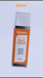 GLUTERA WHITENING NIGHT CREAM - Pelembab Pencerah Wajah Malam HALAL BPOM