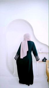 Nurisya Abaya Dress Variasi Lengan Bordir Yg Super Cantik Dan Mewah Dress Aku Karissa Terlaris Yg Lagi Best Seller