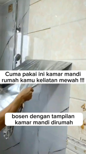 Stiker Marmer Marble Wallpaper Dinding Sticker Wallpaper Kitchenset