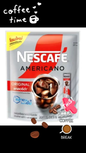 Nescafe Americano Zero Sugar Kopi. 1 pak isi 27 sachet. Original Thailand.