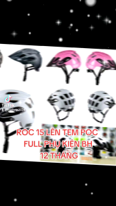 Mũ Bảo Hiểm Xe Đạp Thể Thao ĐÔ Tem POC 07 Full Màu Chính Hãng  BH 12 Tháng Tặng kèm túi POC HELMET