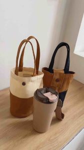 Túi vải bố Canvas đựng ly bình nước giữ nhiệt