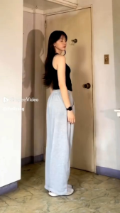 MADHAPPY Womens Baggy Sweatpants - Wide Leg Loose Hip Hop Pants