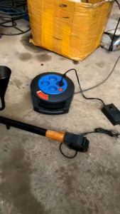 Kompor bahan bakar oli bekas nyala api biru hemat energi ekonomis besi baja