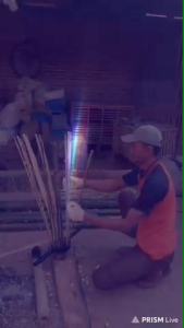 Alat Pembelah Bambu D15 Tebal Mata Tirus Belah 3 sampai 10