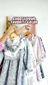 "NCC" 1- 5 Tahun Gamis Panjang Anak Perempuan KLEA Long Dress Baju Muslim Anak Cewek