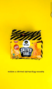[HALAL] NISSIN X IRVINS SALTED EGG INSTANT NOODLE PACKET 日清咸蛋味/辣味咸蛋/麻辣咸蛋味干捞快熟面方便面