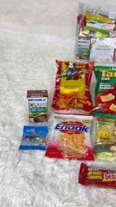 SET Hampers Bingkisan Ulang Tahun + Tag Nama READY SELALU Tas Mika Souvenir Snack Makanan Ringan Anak Anak Sudah Termasuk Isi Nya