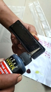 TINTA PERMANENT UNTUK STEMPEL FLASHMEDIA PLASTIK ALMUNIUMGELAS CUP GALVANIS