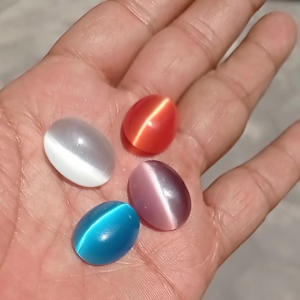 batu akik cat eye super jumbo 20 x 15 mm