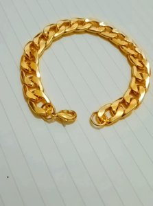 GELANG TANGAN RANTAI SUHU GALON LAPIS EMAS PERHIASAN WANITA VIRAL!!!