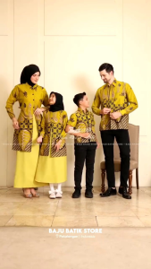 Batik couple family baju batik couple ayah dan anak laki usia 2-12thn