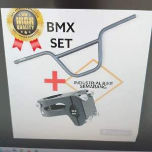 (SEPAKET) STANG BMX STEM BMX HANDLEBAR SEPEDA BMX 20 INCH OVERSIZE 28.6mm x 22.2mm