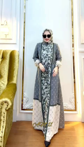 Gamis Set Hijab Edisi Annemarie: Amore by Ruby