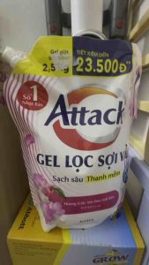 Gel giặt Gel Giặt Attack Hương Giấc Mơ Hoa Anh Đào Thiên Nhiên Trong Lành Trái Cây Tươi Mát 2.5kg
