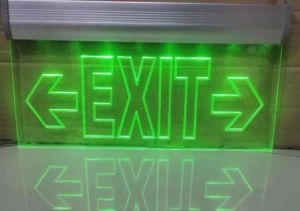 【COD & Ready】 Rohstar Rechargeable Exit Fire Exit emergency light Construction building signage fire safety