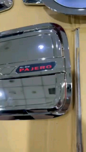 Paket Outer Handle Tank Cover All New Pajero 2016-2026 Chrome