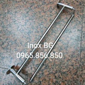 INOX 304 Thanh vắt khăn đôi lệch tầng dài 50-60cm