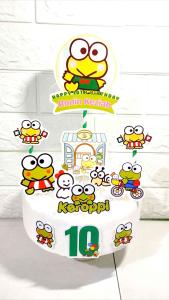 Kero Kero Pi Sanrio Cake Topper (High-quality Personalize Ready-to-use)