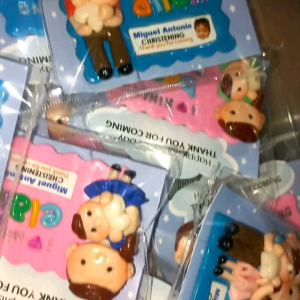 10 pcs Custom made personalized refmagnet for birthday Baptismal souvenir