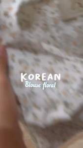 SUZY BLOUSE WANITA RAMPLE UNIK MOTIF FLORAL CRINKLE AIRFLOW