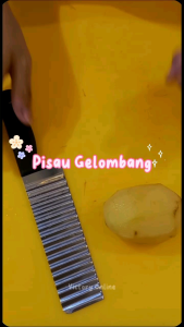 Pisau Gelombang Waving Knife Pisau Agar Agar Pisau kue  Pisau kue gelombang