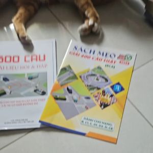 SỔ TAY MẸO 600 CÂU LÝ THUYẾT Ô TÔ 20 TRANG KHỔ A4