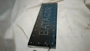 papan lampu LED tulisan BATAGOR uk. 50x20