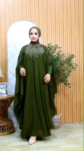 Kaftan KAMARI Payet Mewah: Fashion Muslimah Premium untuk Lebaran & Kondangan