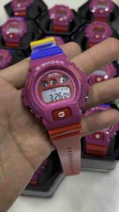 Dw6900 Kid Cudi SN3 CB4 RGB CB8 PL4 SB4 Custom Limited Premium Cermin Kaca Crazy Color Siri Jam Tangan Lelaki Men Murah