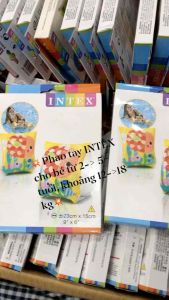 HCM_HOẢ TỐC.Phao tay INTEX hình sinh vật biển cho bé từ 2->5 tuổi khoảng 12->18kg