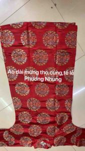 Áo mừng thọcúng lễ đình chùanhà thờ họ-ấn thọ đại