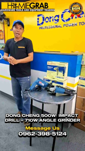 DONG CHENG ANGLE GRINDER 710W 4\" + DONG CHENG ELECTRIC IMPACT DRILL 500W COMBO PACK‼️