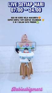 Booster Kursi Makan Bayi SPACEBABY SB 518 Balita Anak Folding Seat