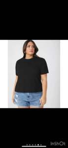 AYANG RND - Plus Size Round Neck Top Basic Top Plus Size Oversize Top Plus Size Tops