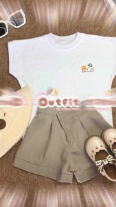 Little Porin - Kaos Crop Anak - Korean Style - Atasan anak