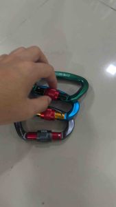 คาราบิเนอร์ อลูมิเนียมอัลลอยด์  แบรนด์ XINDA รับน้ำหนักได้ 25KN