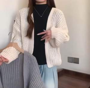 Ready Stock Malaysia Sweater Women Knitted Cardigan New Must Have Loose Long Sleeve Buttonless casual warm Outerwear